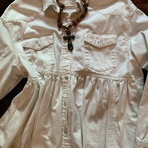 Free People cotton top high low